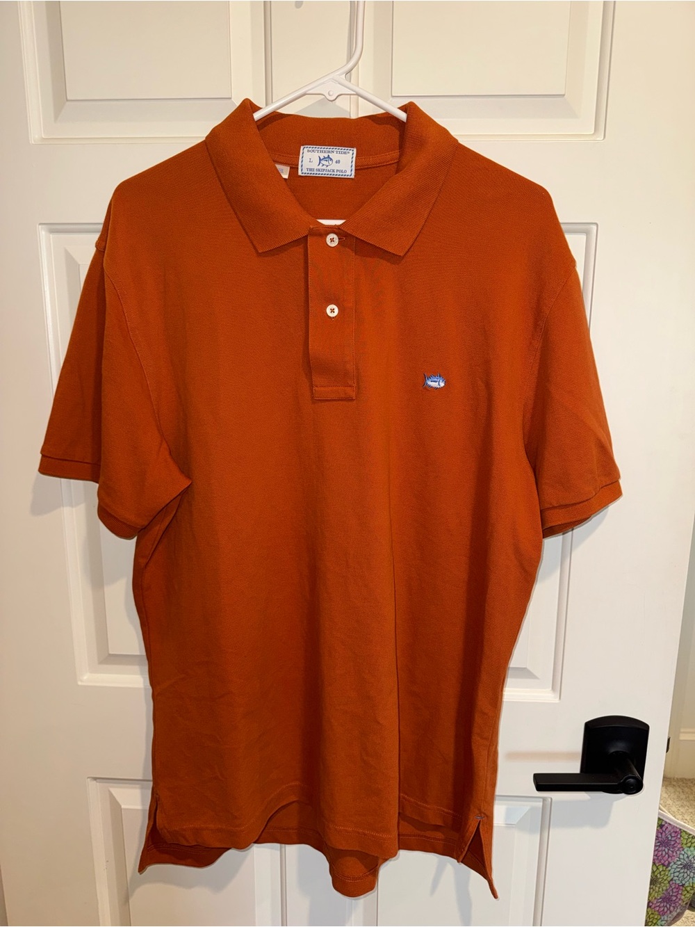 Southern Tide Men's Burnt Orange Polo Shirt